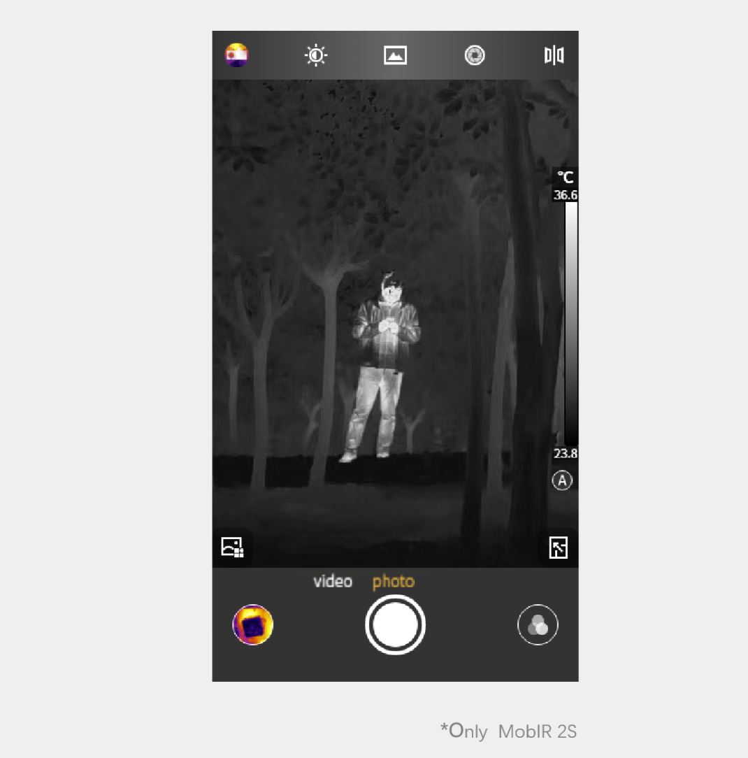 MobIR 2S Thermal Camera for Smartphone Over 100m